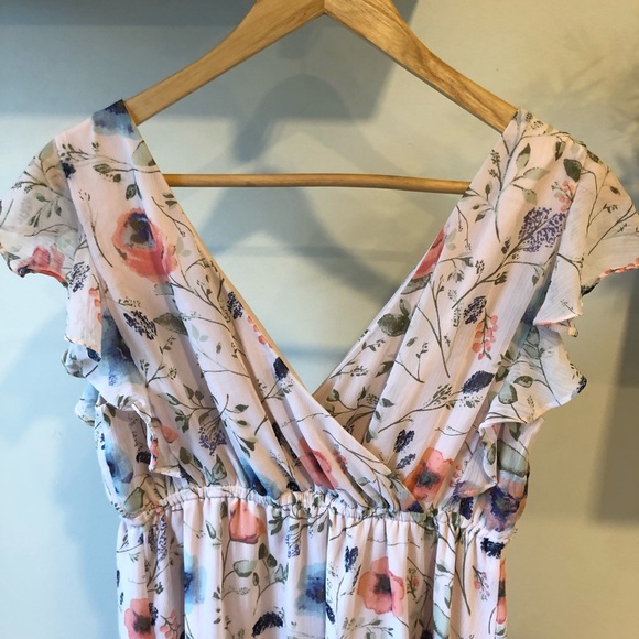 Jessica Simpson Ruffled Floral Dress - Picture 4 of 7